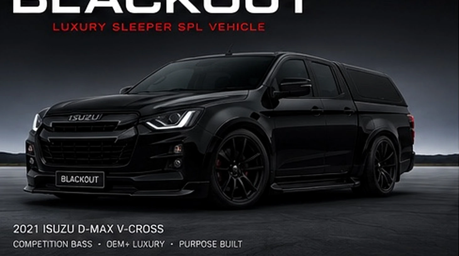 Front three-quarter BLACKOUT concept